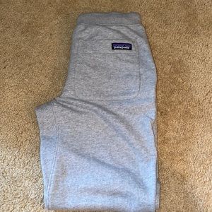 grey patagonia mens sweatpants